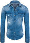 Rock Creek Herren Jeanshemd Kentkragen Blau RC-013_76688.jpg