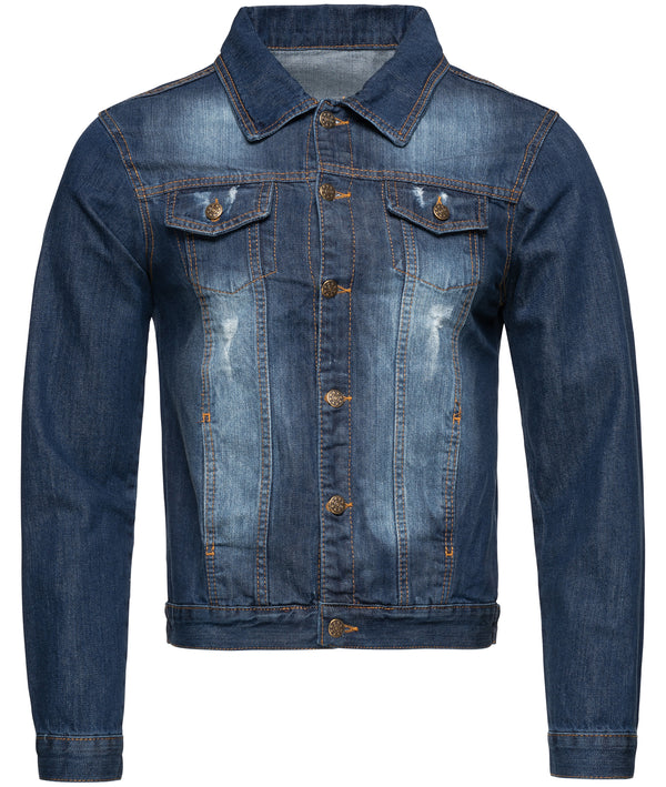 Rock Creek Herren Jeansjacke Classic-Style Dunkelblau RC-2161_76426.jpg