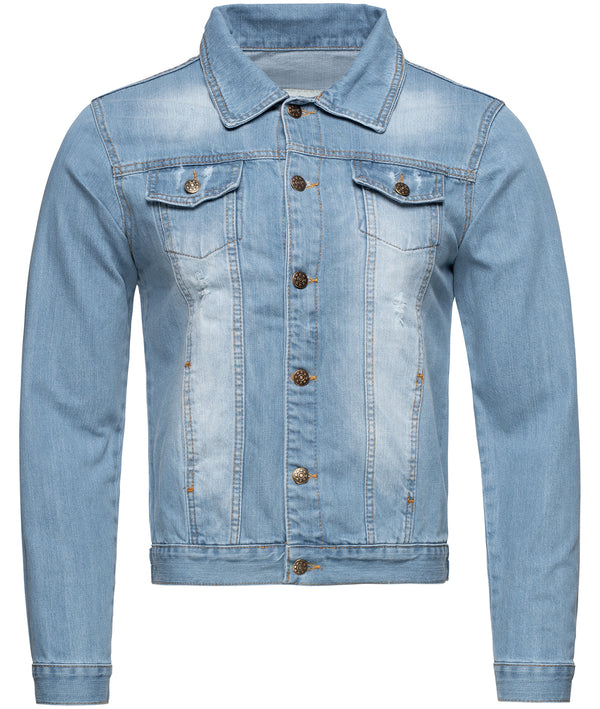Rock Creek Herren Jeansjacke Classic-Style Hellblau RC-2212_76434.jpg