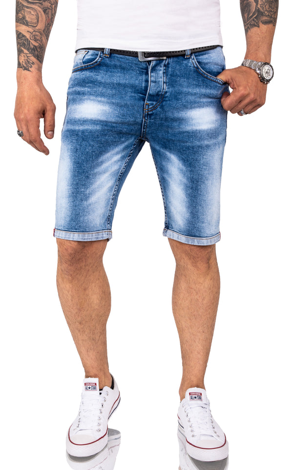 Rock Creek Herren Jeansshorts Slim Fit Blau RC-2217_83215.jpg