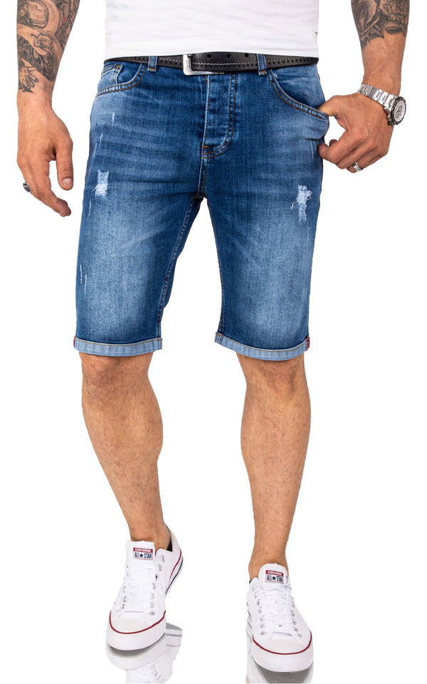 Rock Creek Herren Jeansshorts Slim Fit Blau RC-2218_83221.jpg