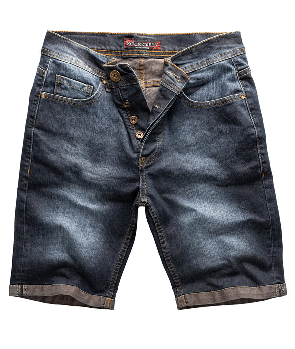 Rock Creek Herren Jeansshorts Slim Fit Dunkelblau RC-2216_80931.jpg