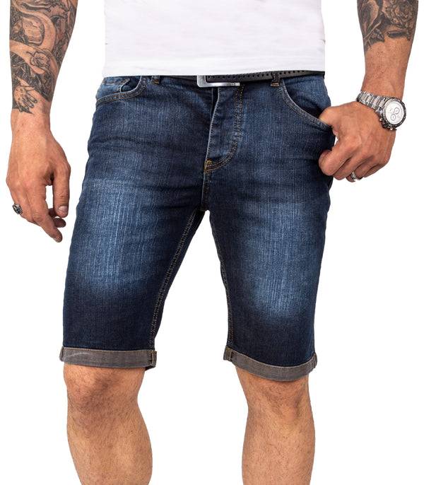 Rock Creek Herren Jeansshorts Slim Fit Dunkelblau RC-2216_83206.jpg