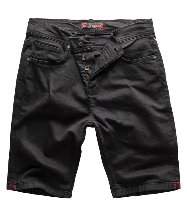 Rock Creek Herren Jeansshorts Slim Fit Schwarz RC-2209_80937.jpg