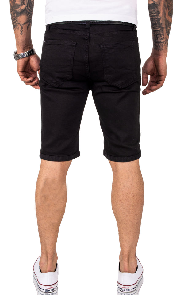 Rock Creek Herren Jeansshorts Slim Fit Schwarz RC-2209_83193.jpg