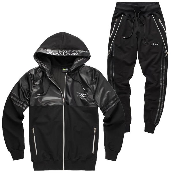 Rock Creek Herren Jogginganzug mit Kunstledereinsatz H-170 _80587.jpg