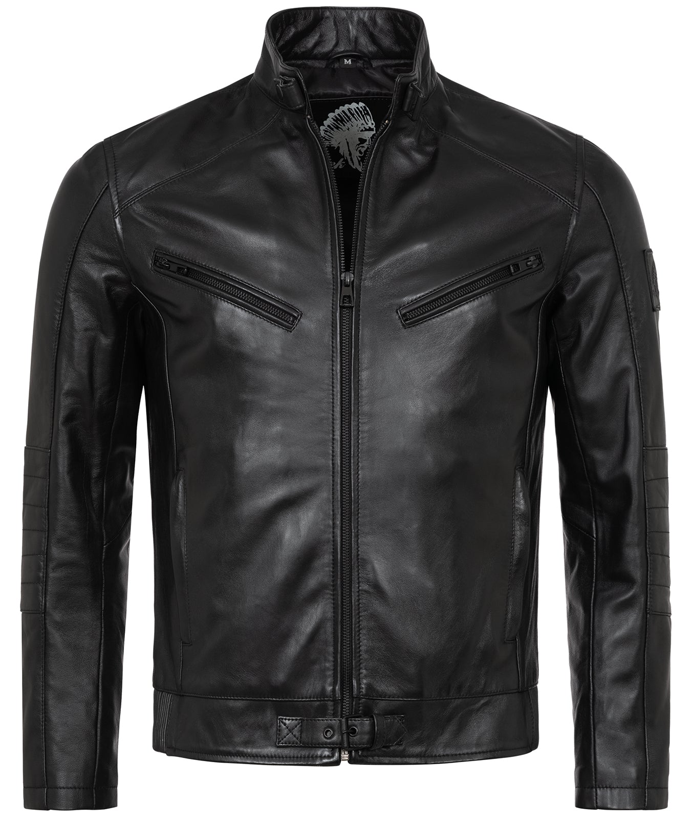 Rock Creek Herren Lederjacke H-256 Authentischer Biker-Style