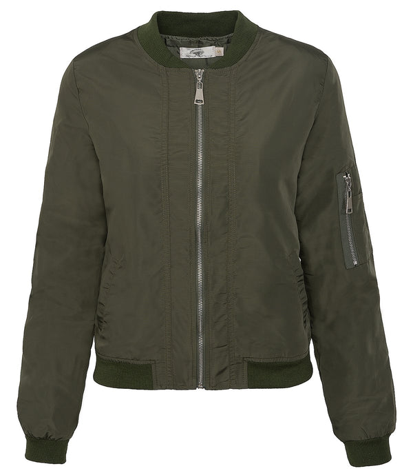Damen Bomberjacke Retro-Style D-179