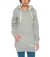 Rock Creek Damen Kapuzenpullover Long D-377