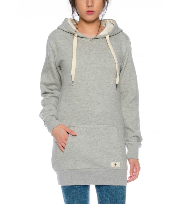Rock Creek Damen Kapuzenpullover Long D-377