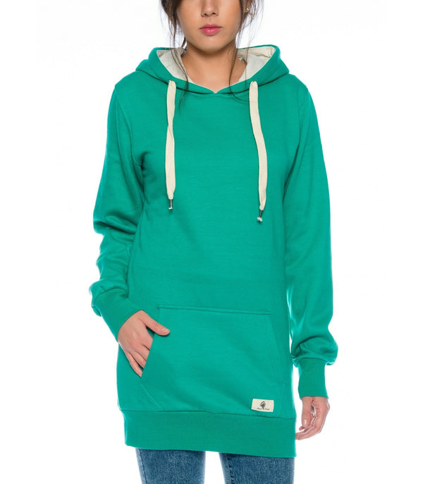 Rock Creek Damen Kapuzenpullover Long D-377