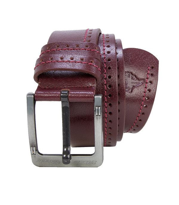 Rock Creek Herren Ledergürtel Zwei Halteschlaufen G-012