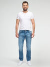 Lorenzo Loren Herren Jeans Regular Fit Hellblau LL-4011