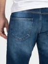 Lorenzo Loren Herren Jeans Regular Fit Dunkelblau LL-4012