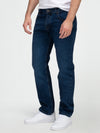 Lorenzo Loren Herren Jeans Regular Fit Dunkelblau LL-4013