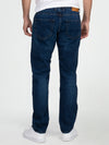 Lorenzo Loren Herren Jeans Regular Fit Dunkelblau LL-4013