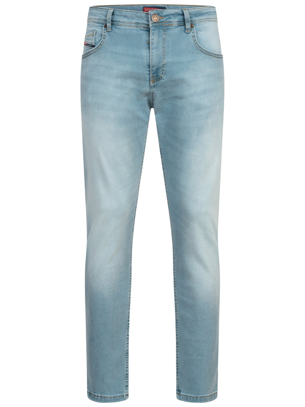 Lorenzo Loren Herren Jeans Regular Fit Blau LL-4017