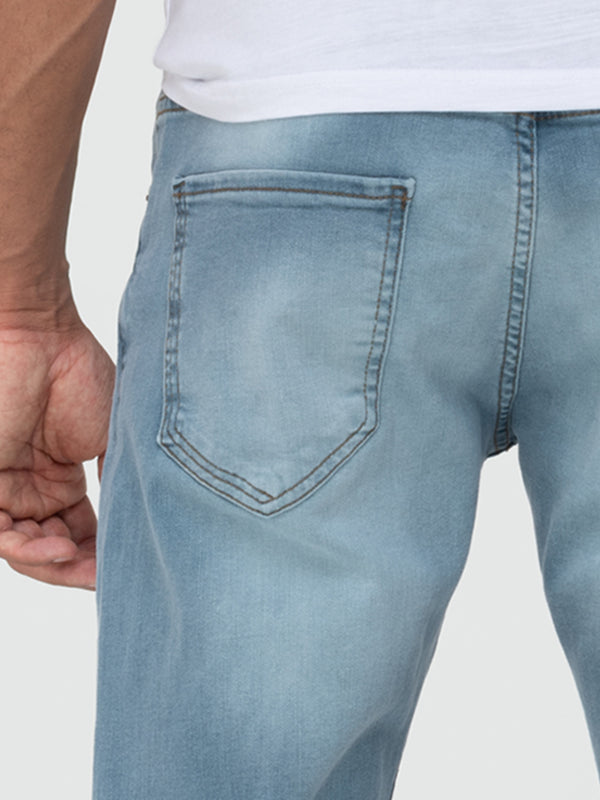 Lorenzo Loren Herren Jeans Regular Fit Blau LL-4017