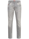 Lorenzo Loren Herren Jeans Regular Fit Grau LL-4019