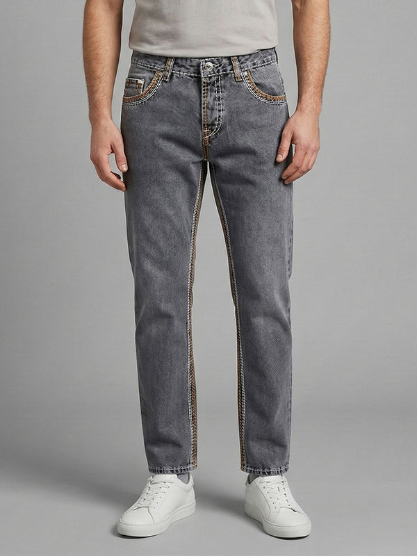 Rock Creek Men's Jeans Comfort Fit Dark Grey RC-2168