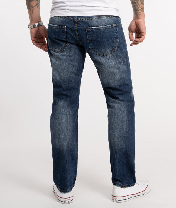 Rock Creek Herren Jeans Regular Fit Blau RC-2357