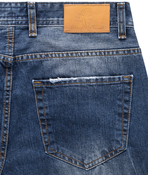 Rock Creek Herren Jeans Regular Fit Blau RC-2357