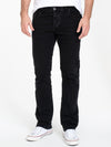 Rock Creek Herren Jeans Regular Fit Schwarz RC-2443