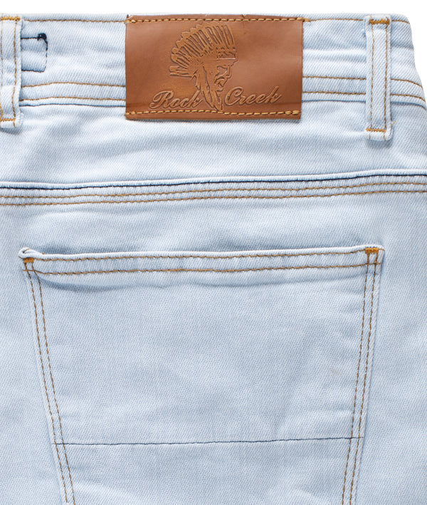 Rock Creek Herren Jeans Regular Fit Hellblau RC-3106