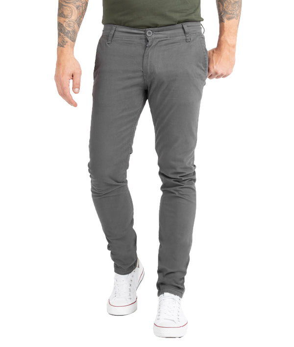 Indumentum Herren Chino Hose Slim Fit IS-305