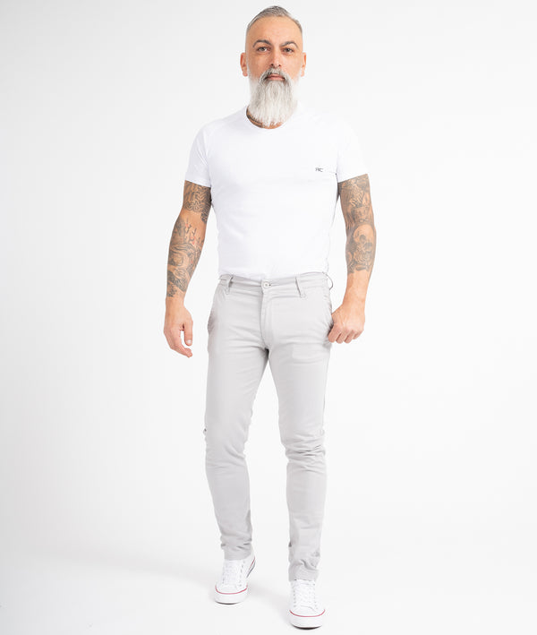 Indumentum Herren Chino Hose Slim Fit IS-305