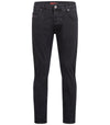 Lorenzo Loren Herren Jeans Regular Fit Schwarz LL-4007