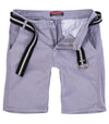 Rock Creek Herren Chino Shorts mit Gürtel RC-2133