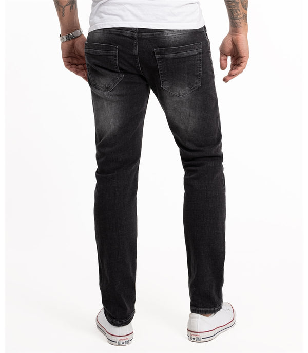 Rock Creek Herren Jeans Regular Fit Dunkelgrau RC-2273