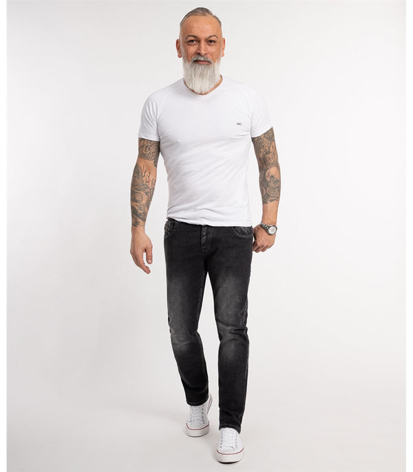 Rock Creek Herren Jeans Regular Fit Dunkelgrau RC-2273