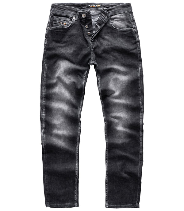Rock Creek Herren Jeans Regular Fit Dunkelgrau RC-2273