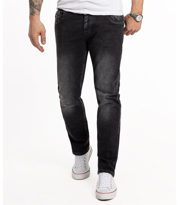 Rock Creek Herren Jeans Regular Fit Dunkelgrau RC-2273