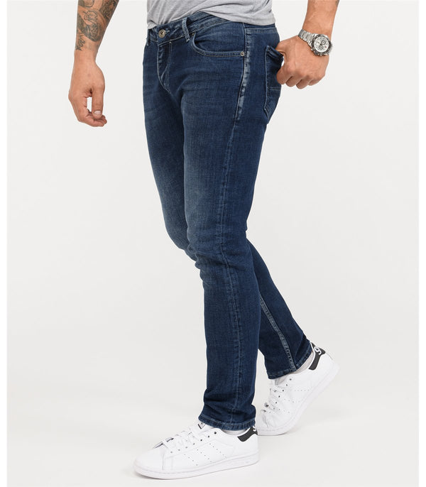 Rock Creek Herren Jeans Slim Fit Blau RC-2345