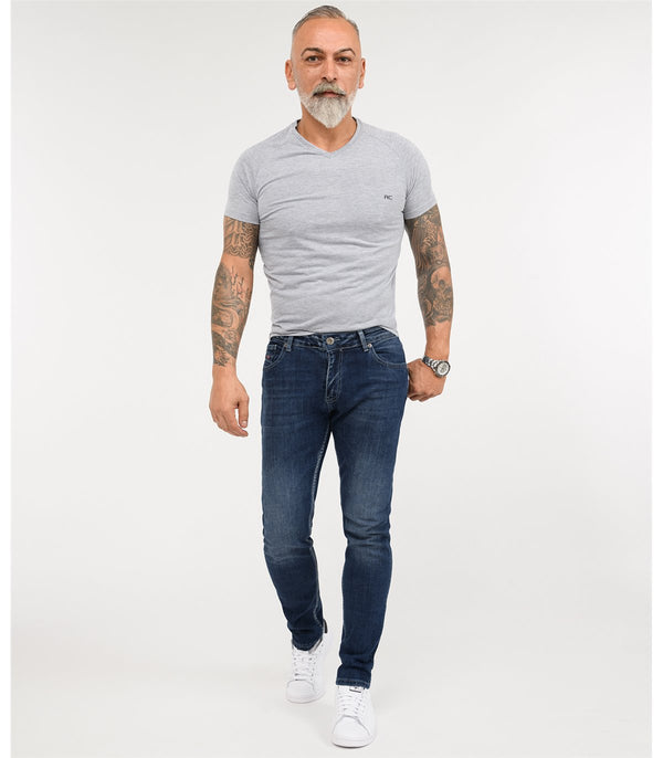 Rock Creek Herren Jeans Slim Fit Blau RC-2345