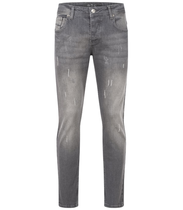 Rock Creek Herren Jeans Regular Fit Dunkelgrau RC-2439
