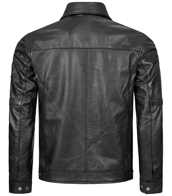 Rock Creek Herren Lederjacke Biker-Style H-289