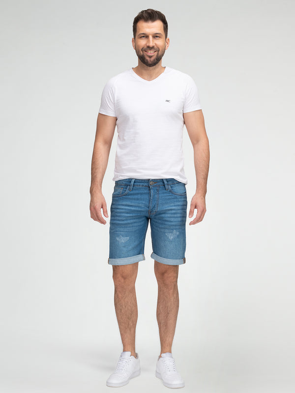 Rock Creek Herren Jeans Shorts H-415