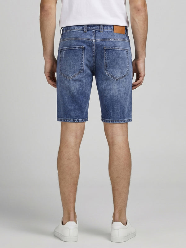 Rock Creek Herren Jeans Shorts Blau RC-2449