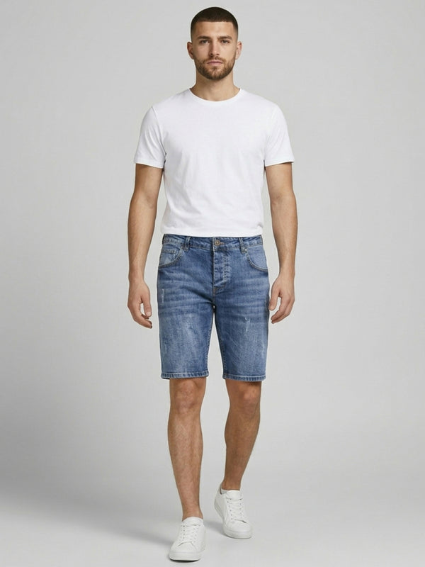 Rock Creek Herren Jeans Shorts Blau RC-2449