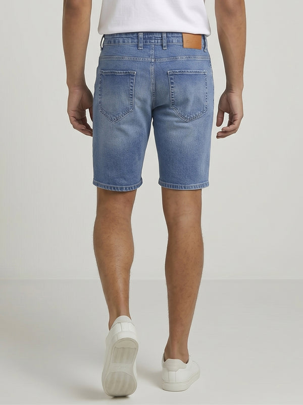 Rock Creek Herren Jeans Shorts Blau RC-2450