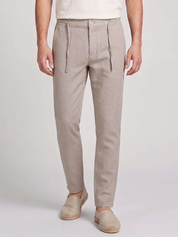 Rock Creek Herren Stoffhose Leinen-Optik RC-2446