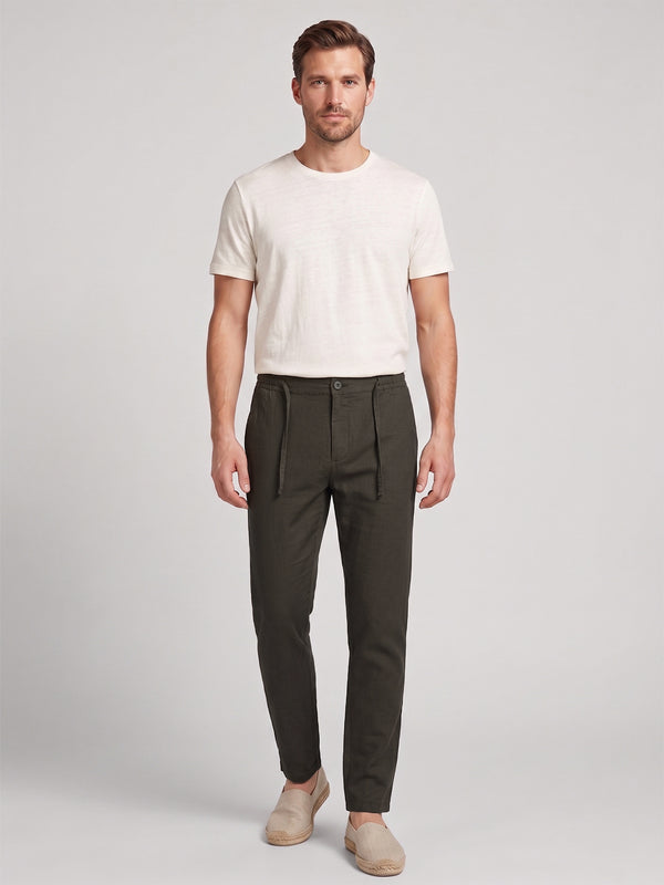 Rock Creek Herren Stoffhose Leinen-Optik RC-2446