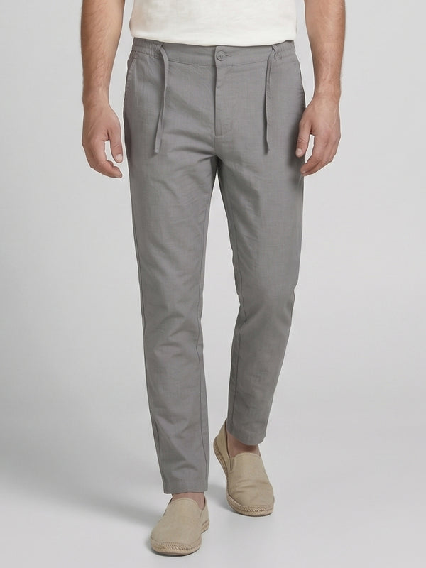 Rock Creek Herren Stoffhose Leinen-Optik RC-2446