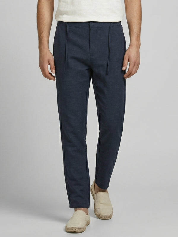 Rock Creek Herren Stoffhose Leinen-Optik RC-2446
