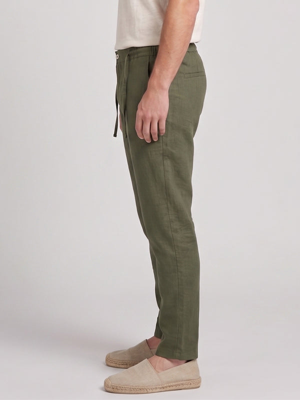 Rock Creek Herren Stoffhose Leinen-Optik RC-2446