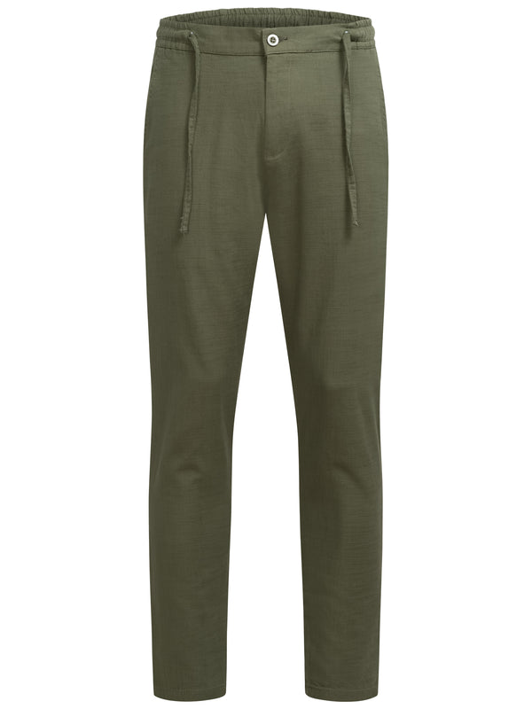 Rock Creek Herren Stoffhose Leinen-Optik RC-2446